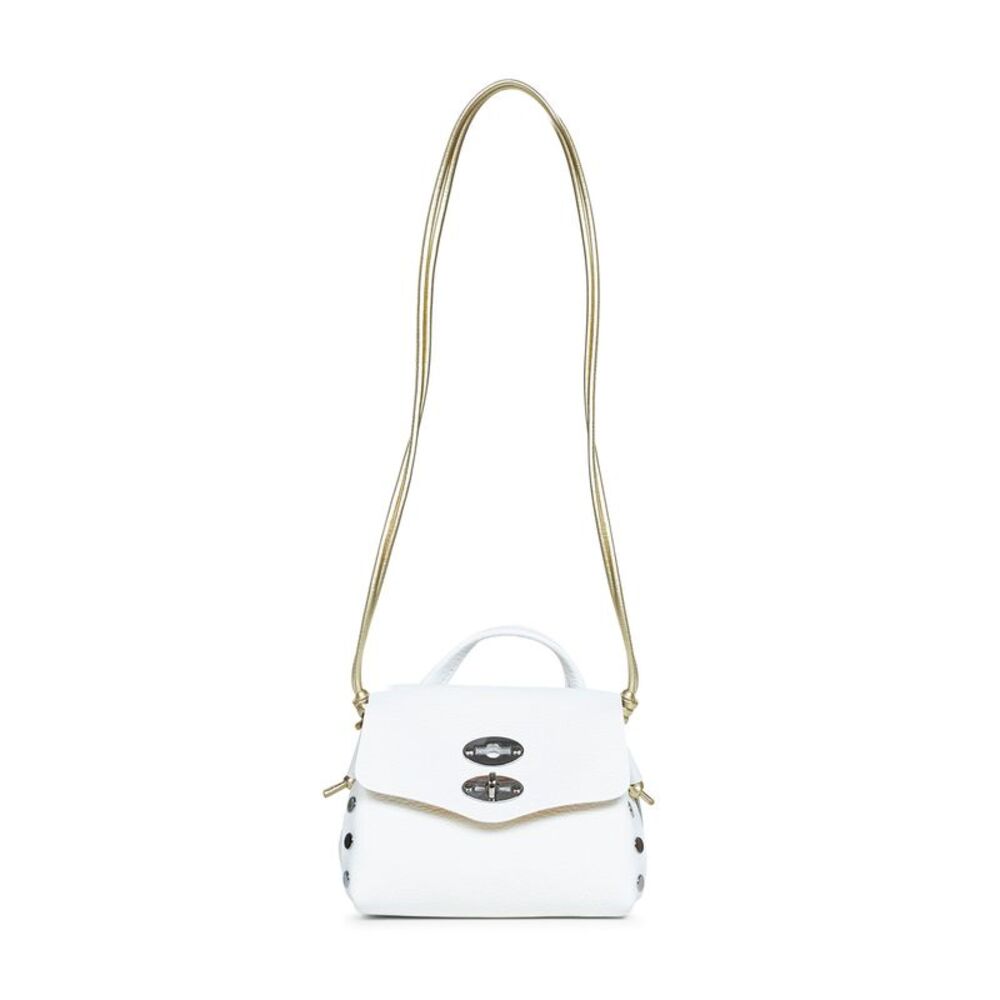 Zanellato Women White Latte Postina Super Baby Handbag